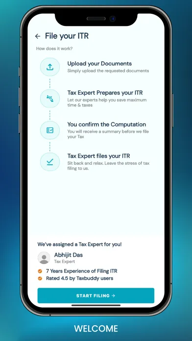 Capturas de pantalla de Income Tax Filing by TaxBuddy