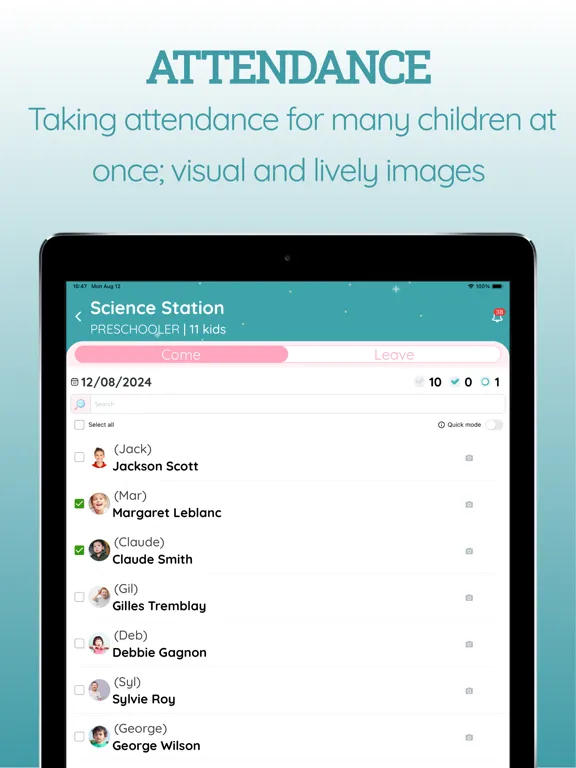 SSC Teacher - Beside your Kid iPad  Screenshots