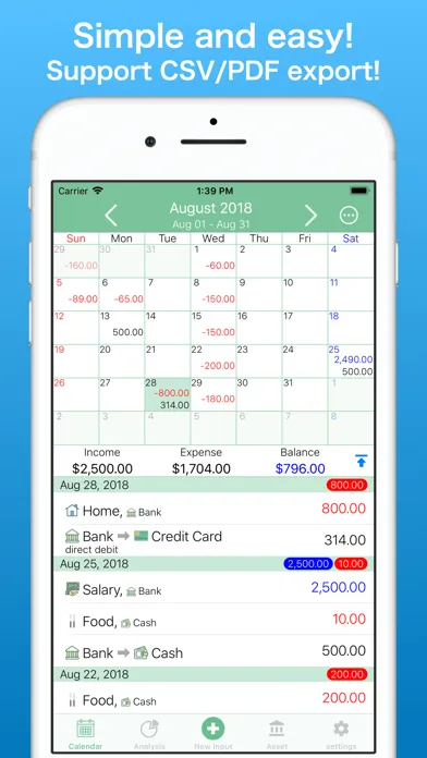 Household Accounts! Moneysave スクリーンショット