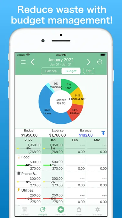 Household Accounts! Moneysave スクリーンショット