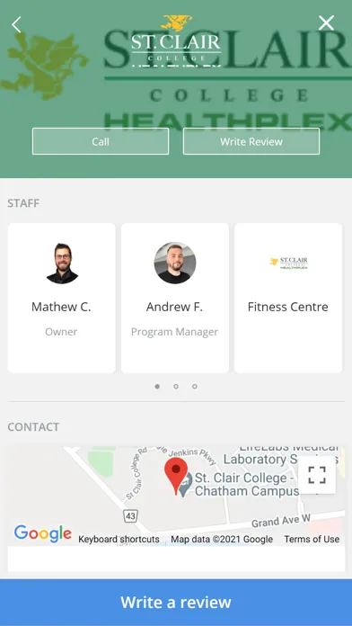 Ảnh chụp màn hình của St. Clair College - HealthPlex