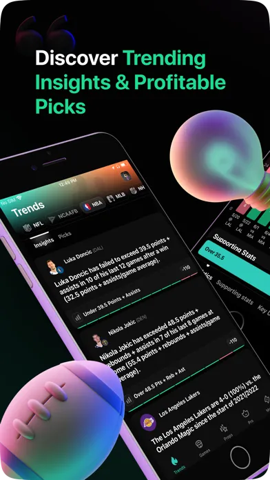 Capturas de tela do Outlier: Smart Sports Betting