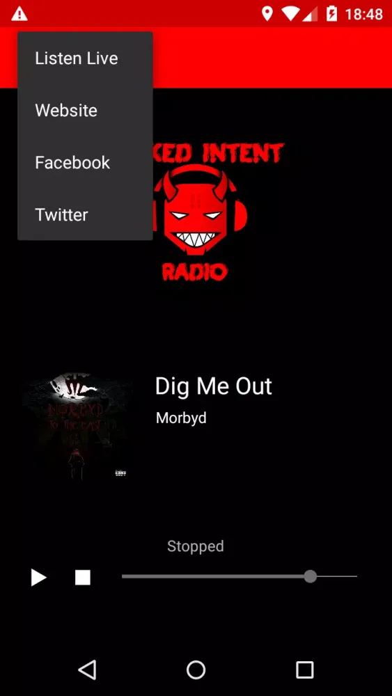 Wicked Intent Radio應用截圖