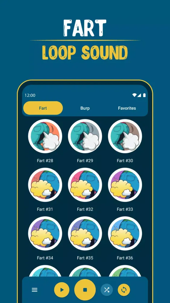 Burp and Fart Sounds Prank app Screenshots