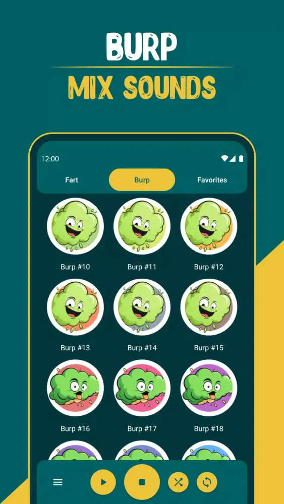 Burp and Fart Sounds Prank app Screenshots