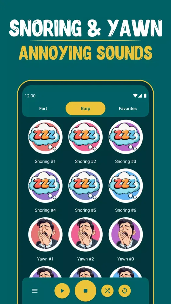 Burp and Fart Sounds Prank app Screenshots