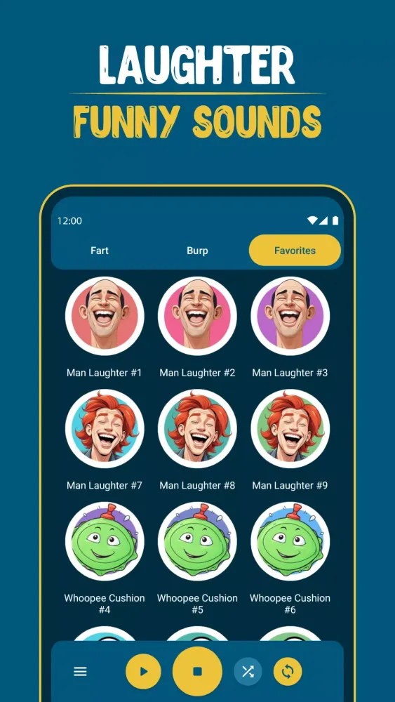 Burp and Fart Sounds Prank app Screenshots