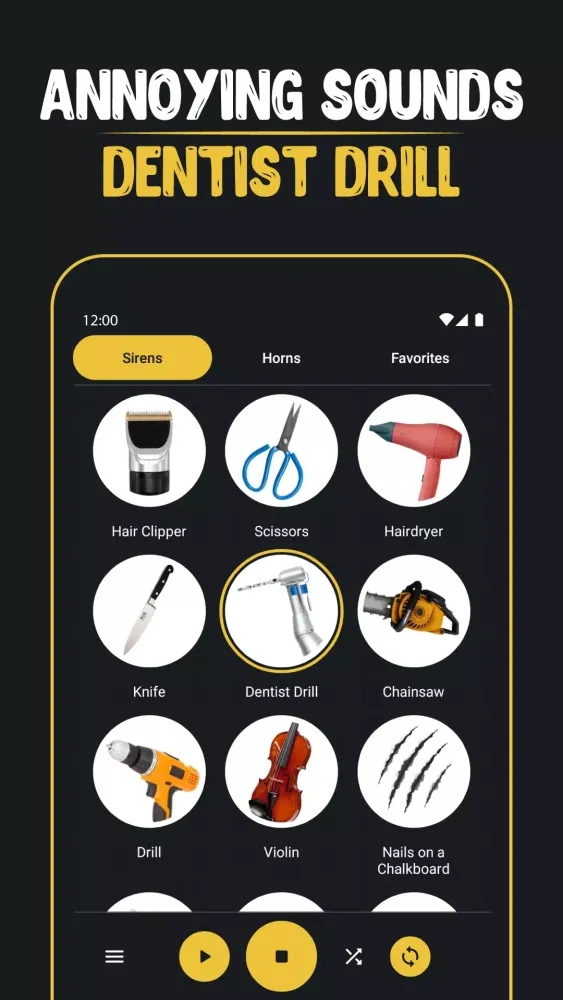Loud Horns and Sirens App स्क्रीनशॉट