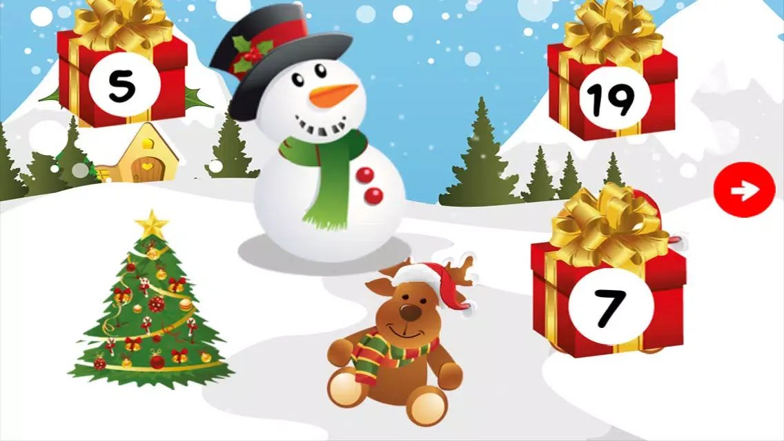 Advent calendar for Children for December and Christmas سکرین شاٹس