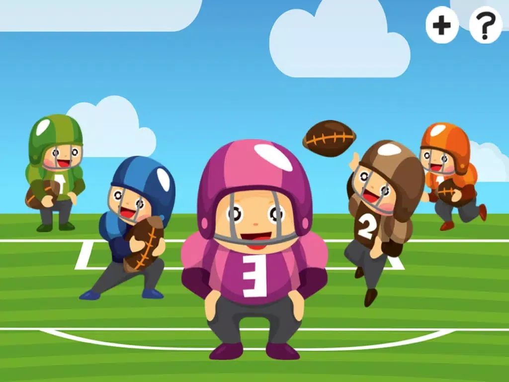 Capturas de pantalla de American Football Learning Game for Children: Learn for Nursery School iPad 