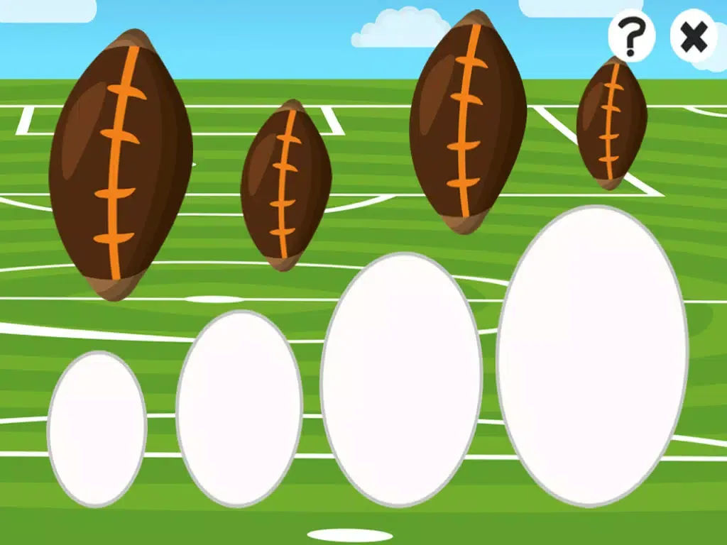 Capturas de pantalla de American Football Learning Game for Children: Learn for Nursery School iPad 
