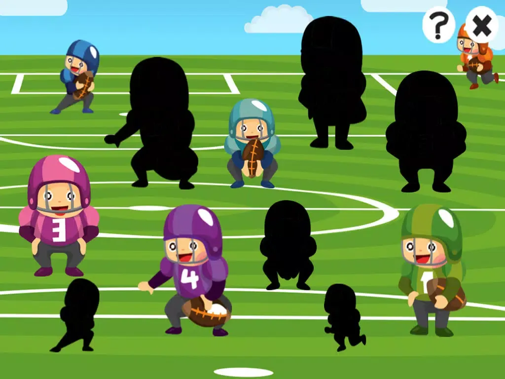 Capturas de pantalla de American Football Learning Game for Children: Learn for Nursery School iPad 