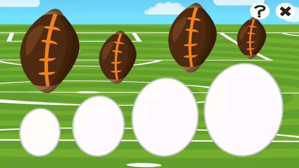 Capturas de pantalla de American Football Learning Game for Children: Learn for Nursery School