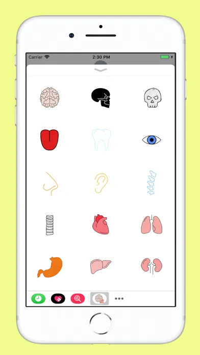Tangkapan skrin Medical Stickers