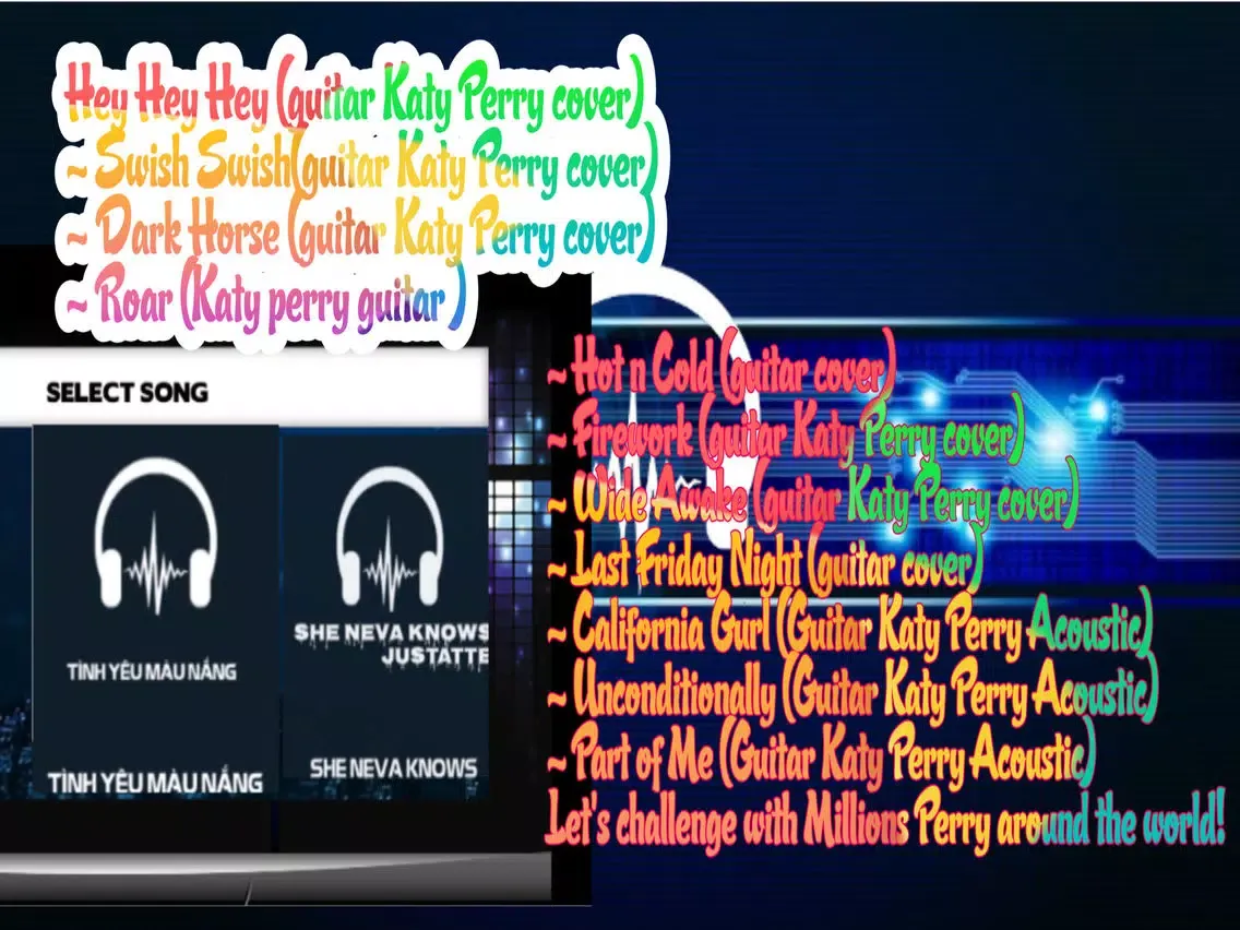 Guitar Piano Tiles - Mp3 Music iPad  স্ক্রিনশট