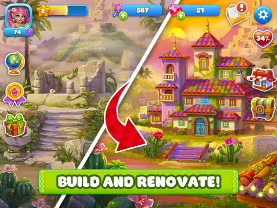 Скриншоты Magic Seasons: farm and build iPad 