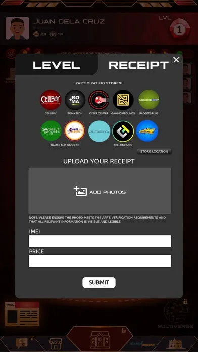 Capturas de pantalla de Stark App