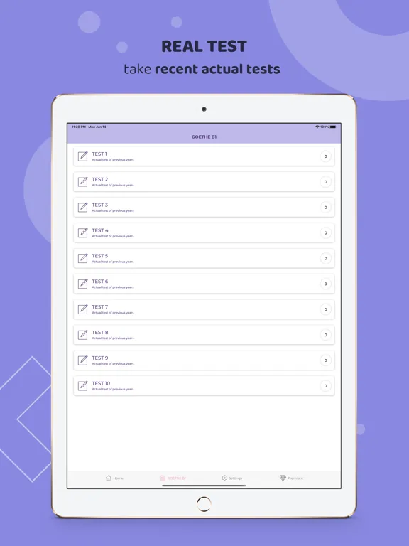 Prep Goethe - Deutsch Lernen iPad  Ekran Görüntüleri