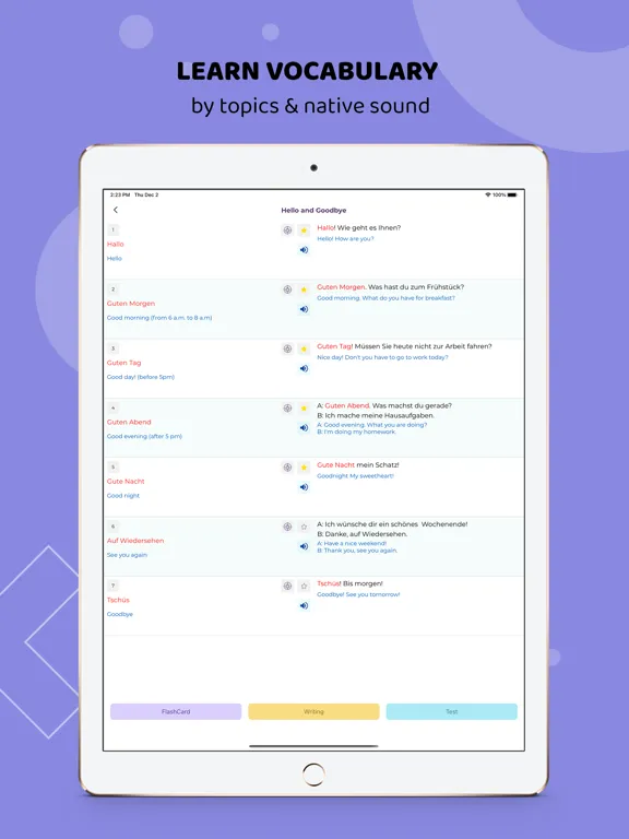 Prep Goethe - Deutsch Lernen iPad  Ekran Görüntüleri