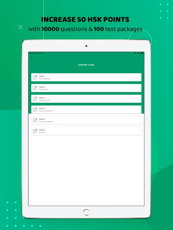 HSK Test Online Exam Practice iPad  Screenshots