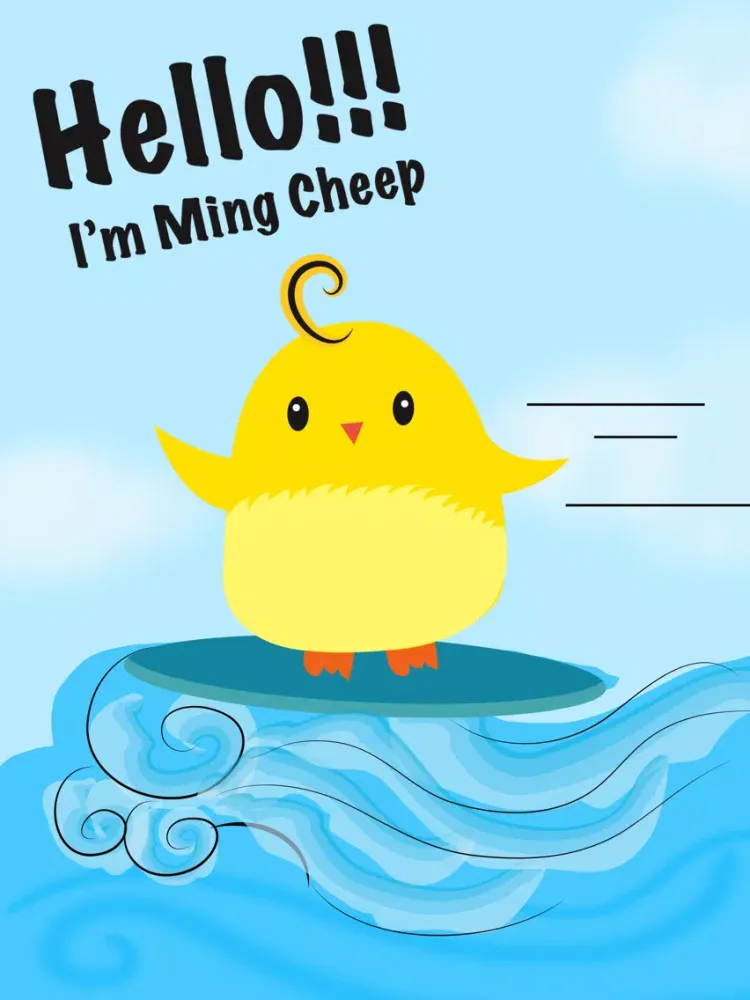 Captures d'écran de Cute Ming Cheep Stickers iPad 