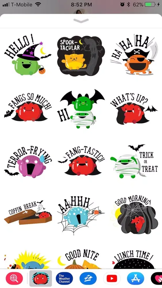 Capturas de pantalla de Mochi Halloween Stickers