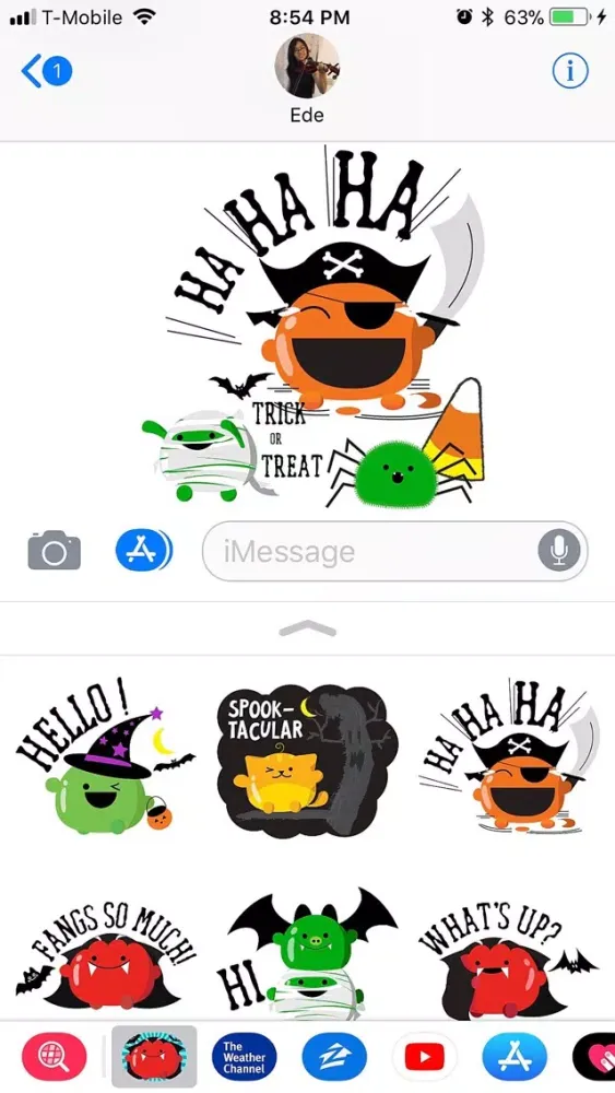 Capturas de pantalla de Mochi Halloween Stickers