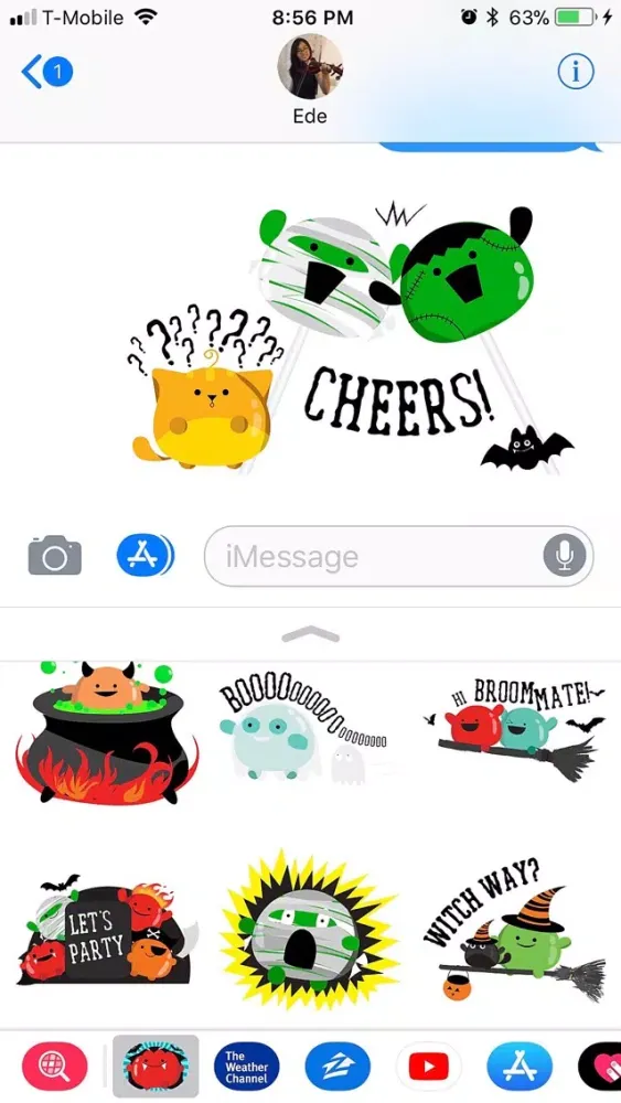 Capturas de pantalla de Mochi Halloween Stickers