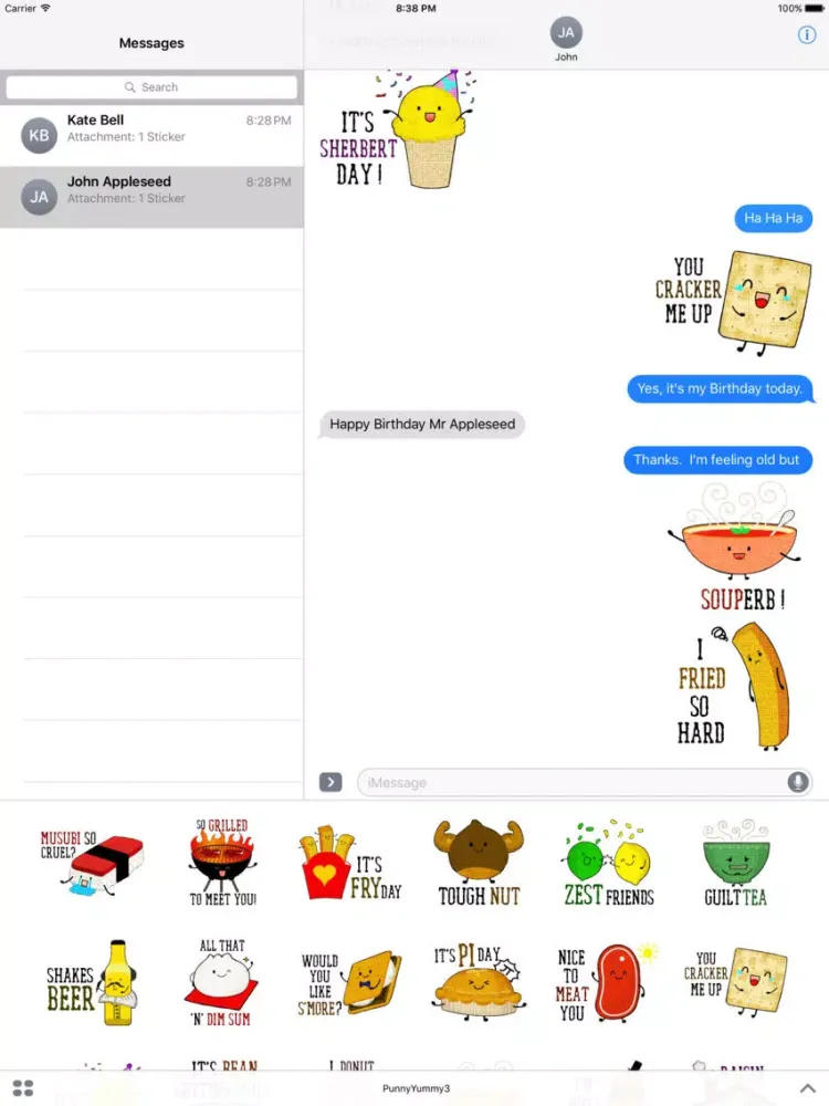 Ảnh chụp màn hình của Punny Yummy 3 iPad 