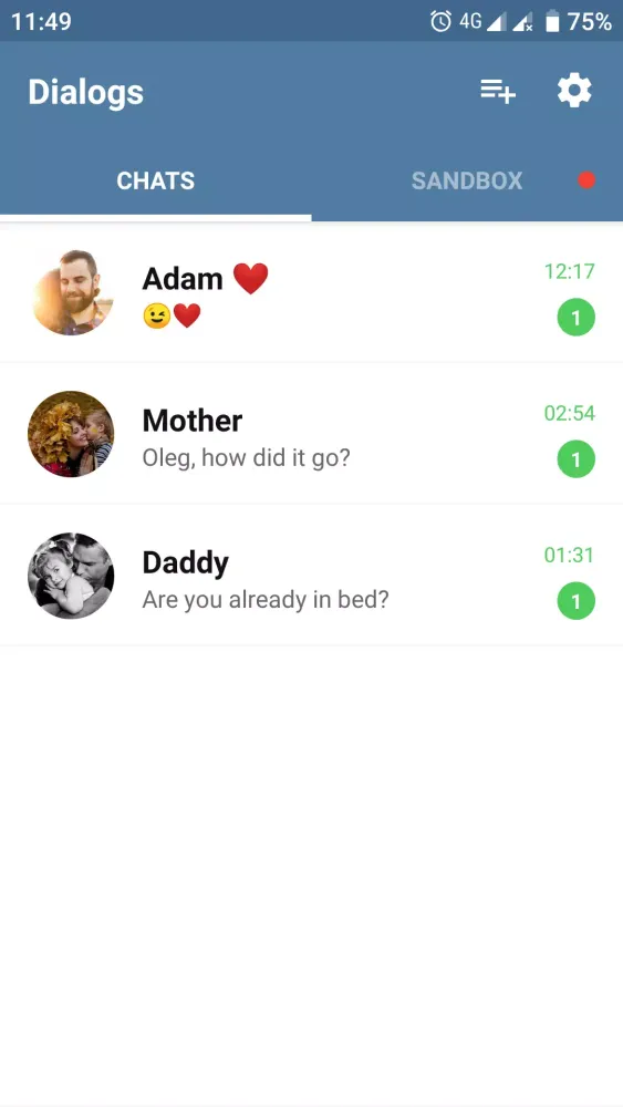 Fake Chat Story Messenger Screenshots
