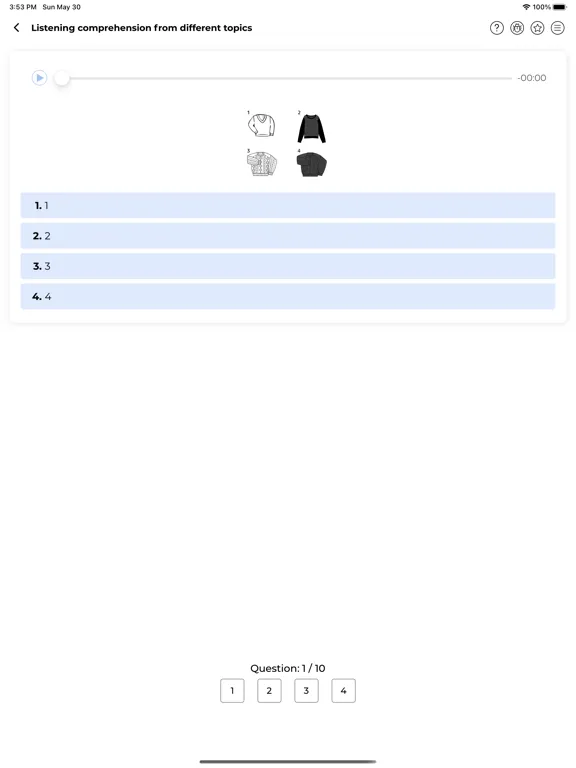 JLPT N3 TEST JAPANESE EXAM iPad  スクリーンショット