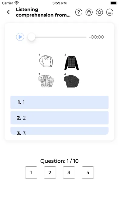 JLPT N3 TEST JAPANESE EXAM スクリーンショット