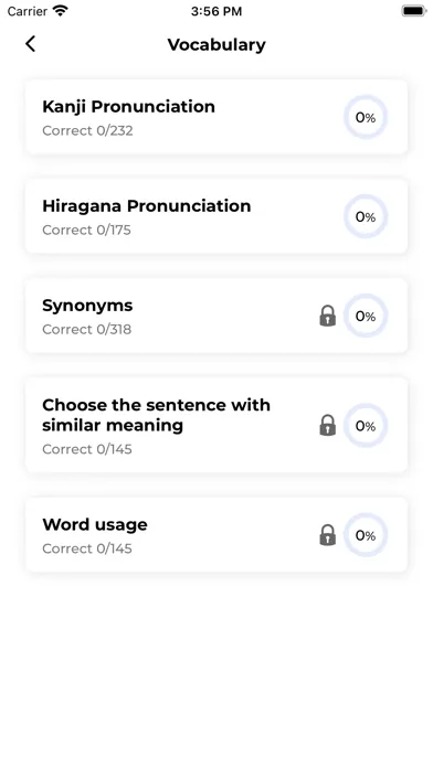 JLPT N3 TEST JAPANESE EXAM スクリーンショット