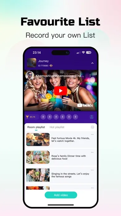 Скриншоты HappyTube-Watch Video Together