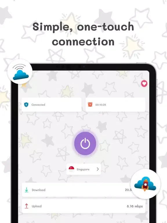 5Star VPN: Ultra Fast & Secure iPad  스크린샷