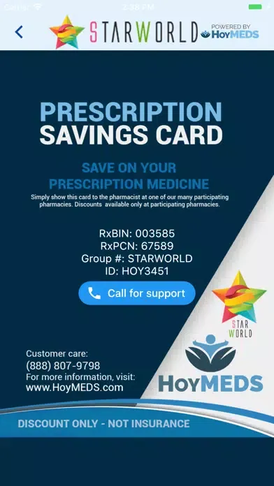 Скриншоты Starworld Medication Discount