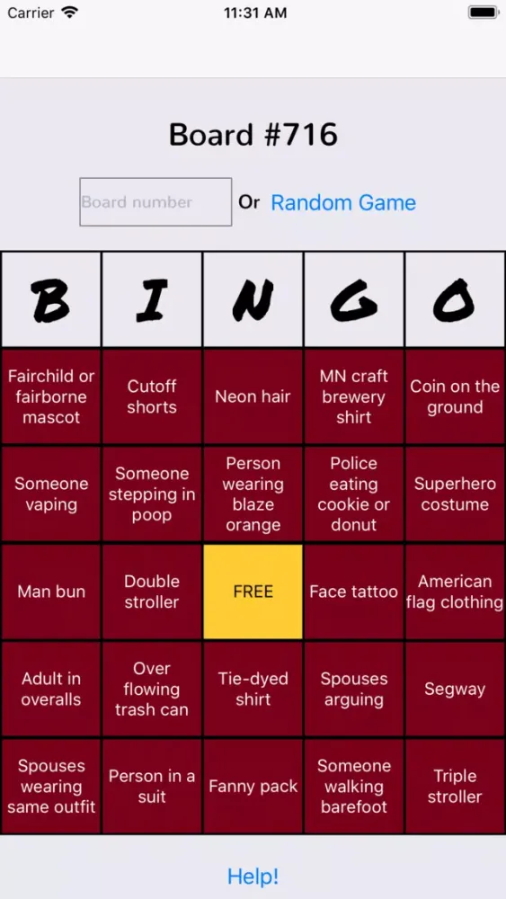 Captures d'écran de Minnesota State Fair Bingo