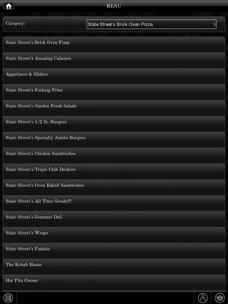 State Street Grill NJ iPad  Screenshots