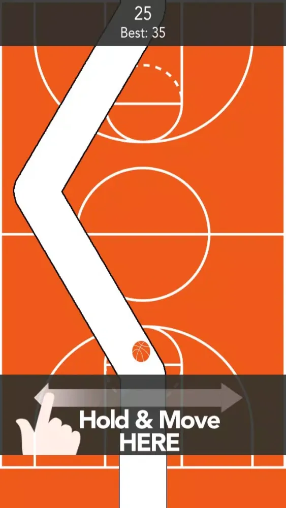 Surf the Line – White Lines in Basketball Edition Screenshots