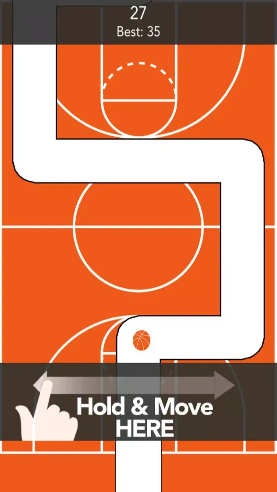 Surf the Line – White Lines in Basketball Edition Screenshots