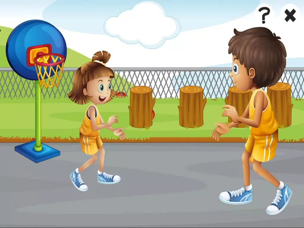 Screenshot di American Basketball Learning Game for Children: Learn for Nursery School iPad 