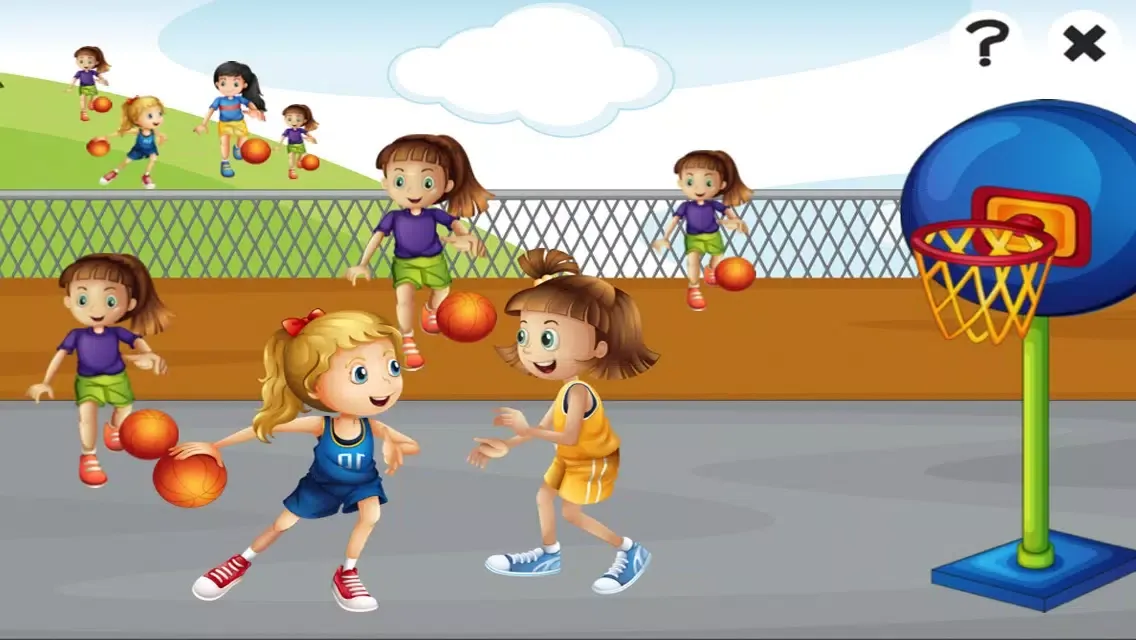 Screenshot di American Basketball Learning Game for Children: Learn for Nursery School