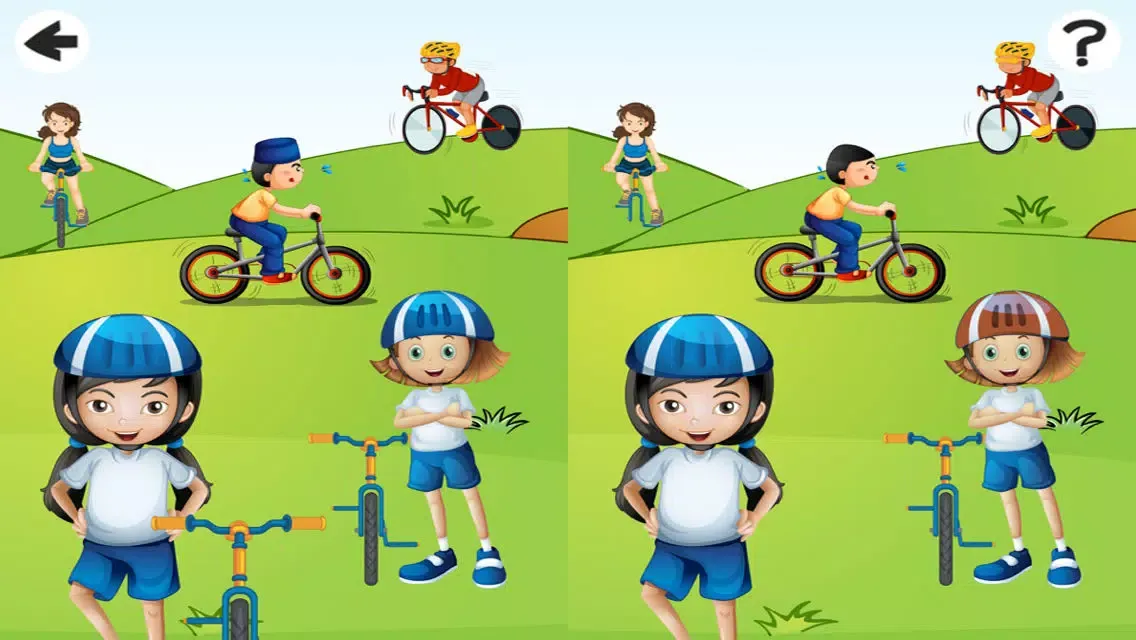 A Bicycle ride: learning game for children with cycles Screenshots