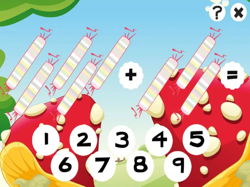 Captures d'écran de 123 Candy Calculate! Mathematics Game for Small Children iPad 