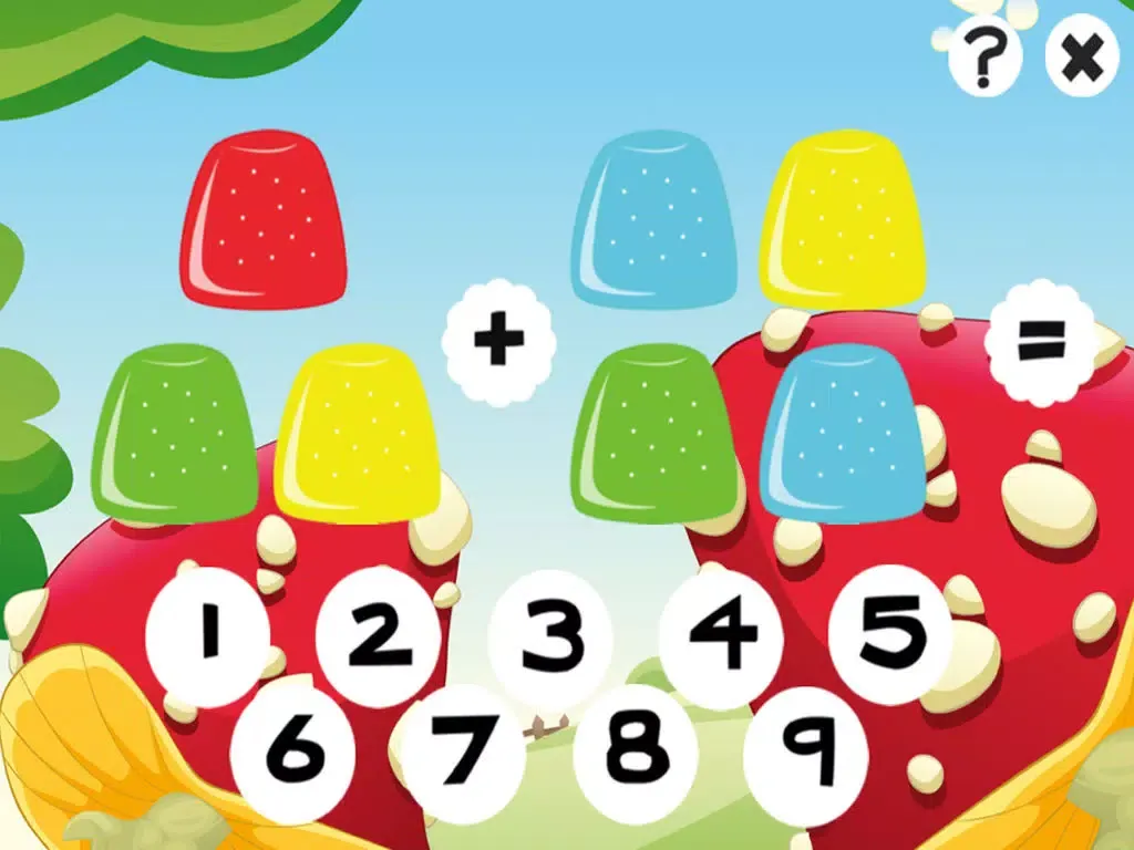 Captures d'écran de 123 Candy Calculate! Mathematics Game for Small Children iPad 