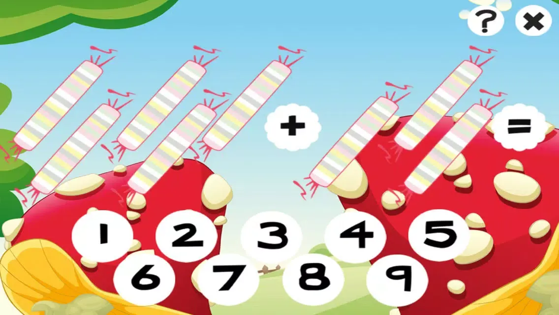 Captures d'écran de 123 Candy Calculate! Mathematics Game for Small Children