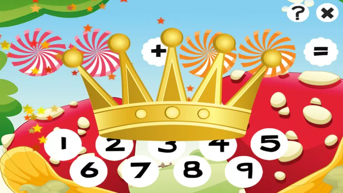 Captures d'écran de 123 Candy Calculate! Mathematics Game for Small Children