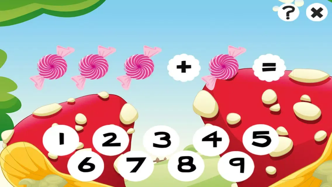 Captures d'écran de 123 Candy Calculate! Mathematics Game for Small Children