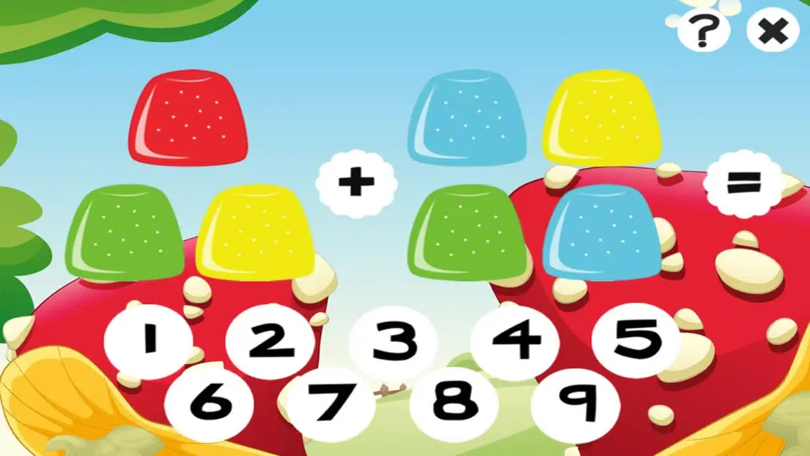 Captures d'écran de 123 Candy Calculate! Mathematics Game for Small Children