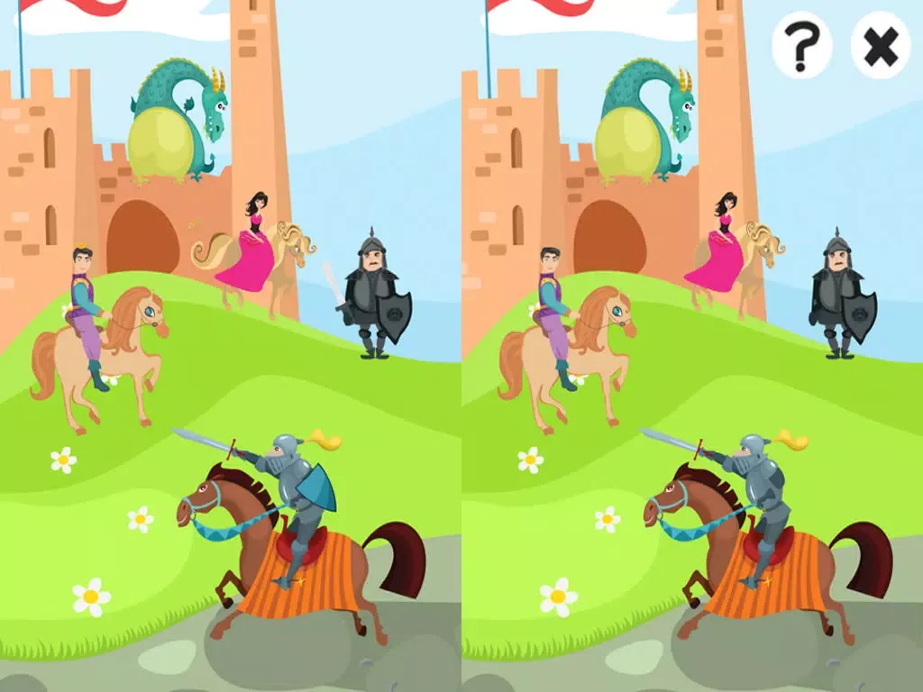 A Castle & Knight Fantasy Learn-ing Game for Children iPad  Ekran Görüntüleri